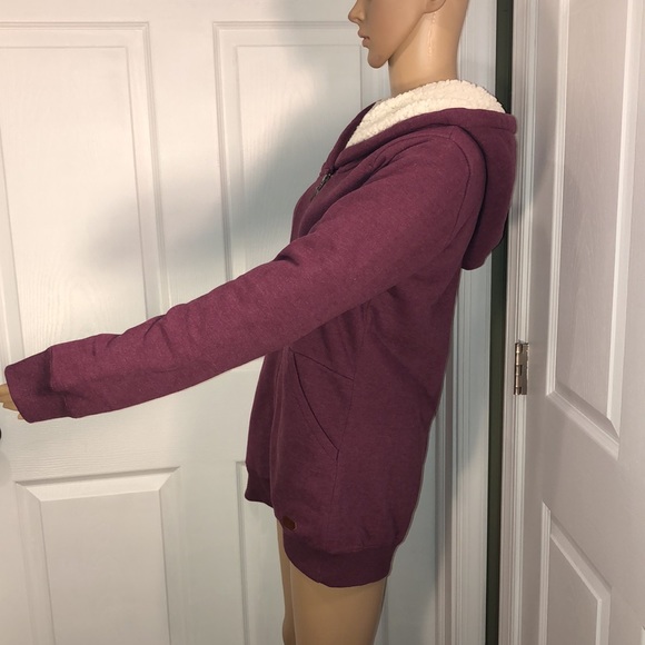 ROXY Red Hooded Jacket. NWT. M - Picture 4 of 10